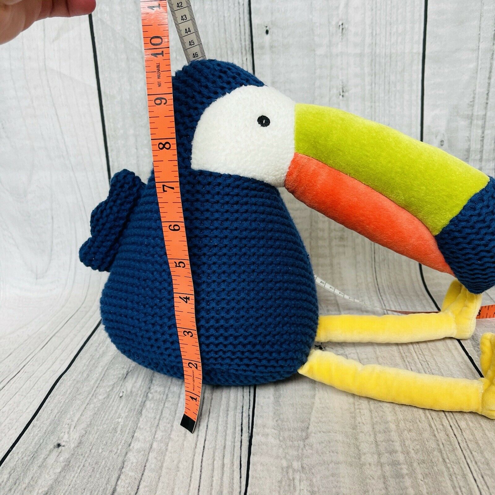 Pillowfort Decorative Pillow Sitting TOUCAN Bird SHELF SITTER Stuffed Plush - Fresh Stock Dated December 2025