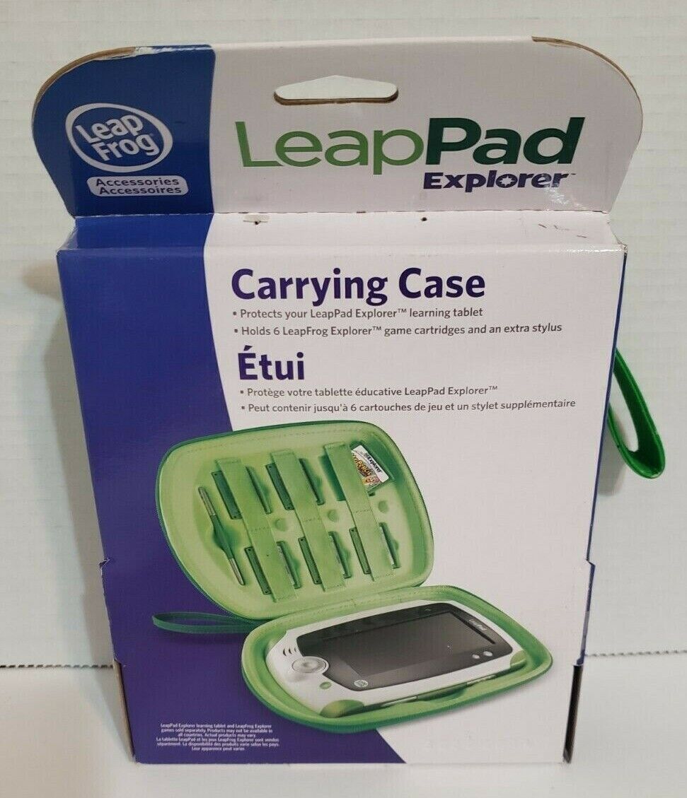 LeapFrog  Leap Pad 1, 2, or 3 Explorer Carrying Case Holds 6 Cartridges, New NIB - Fresh Stock Dated February 2026