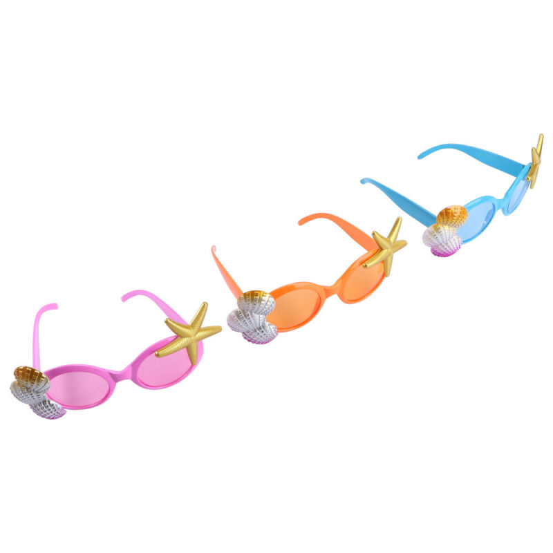 3 Pairs of Funny Glasses Toy Interesting Eyeglasses for Party Children Summer - Fresh Stock Dated February 2026