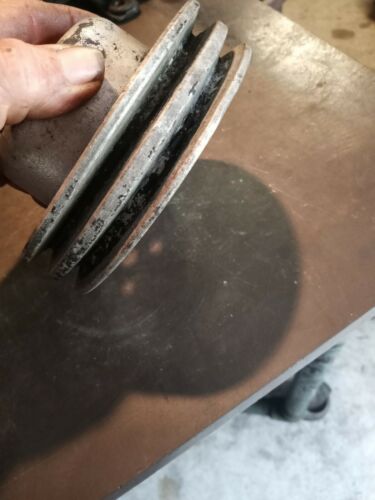 D3JL-8A528-F Ford V8 Aluminum Water Pump Pulley 2 Groove OMC Mercruiser - Fresh Stock Dated February 2026