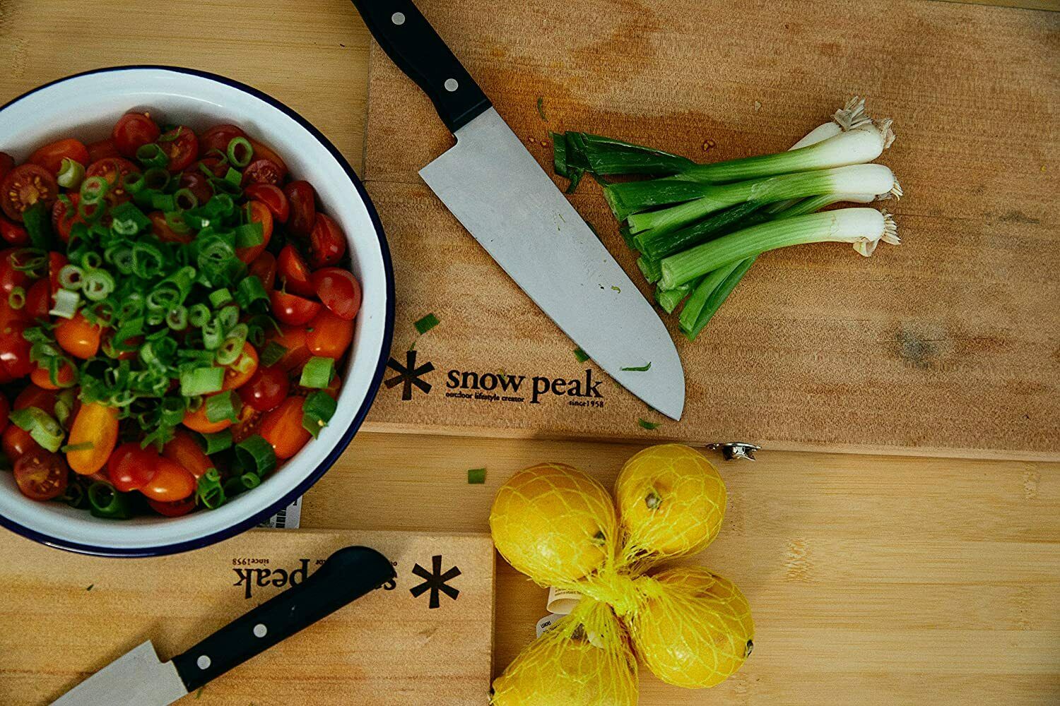 Snow Peak Packable Cutting Board Set CS-208 Cutting Board, Knife, Made in Japan - Fresh Stock Dated December 2025