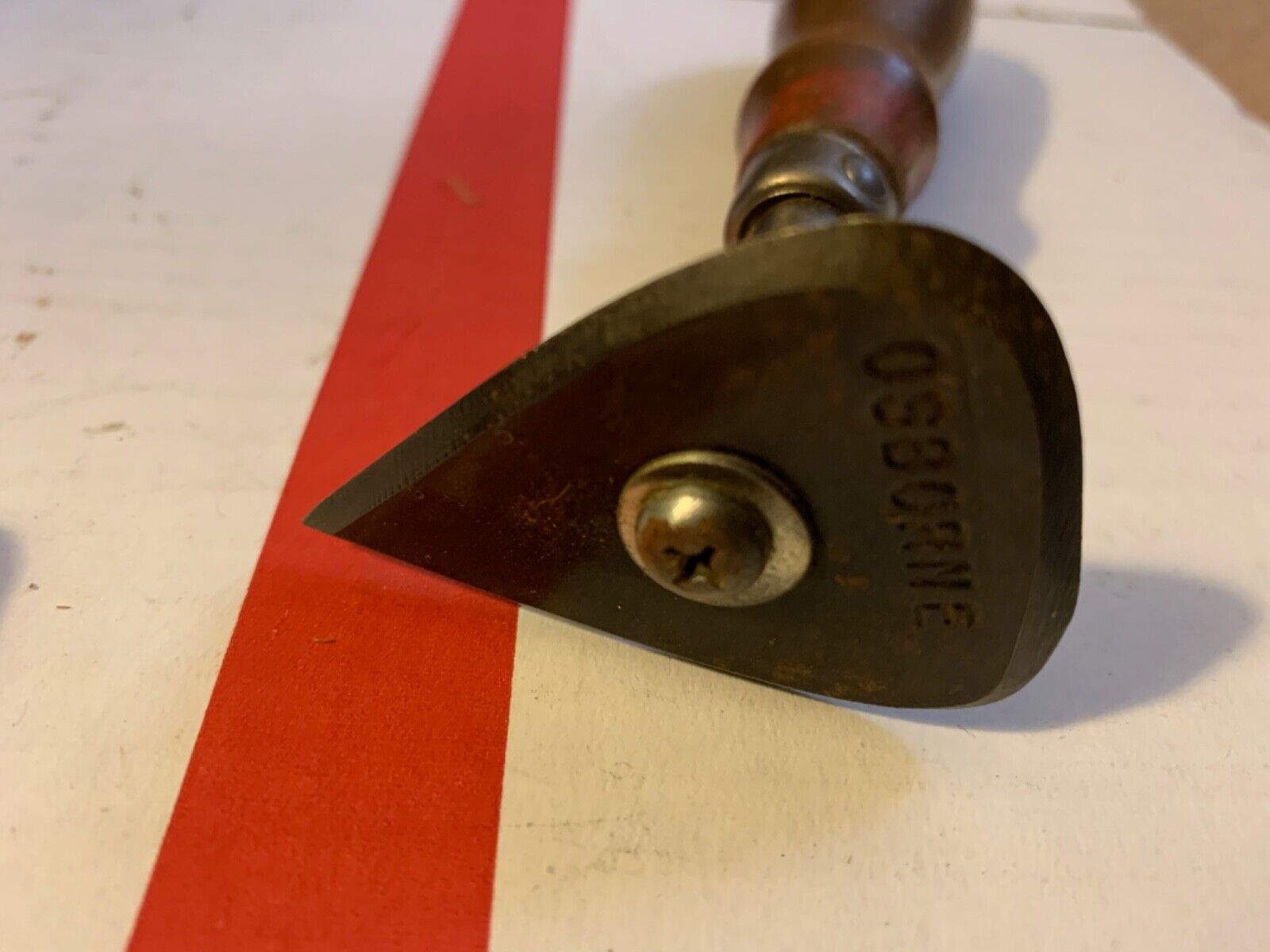Vintage Osborne Wood / Boat Scraper with Replaceable Teardrop  Blade - Fresh Stock Dated February 2026