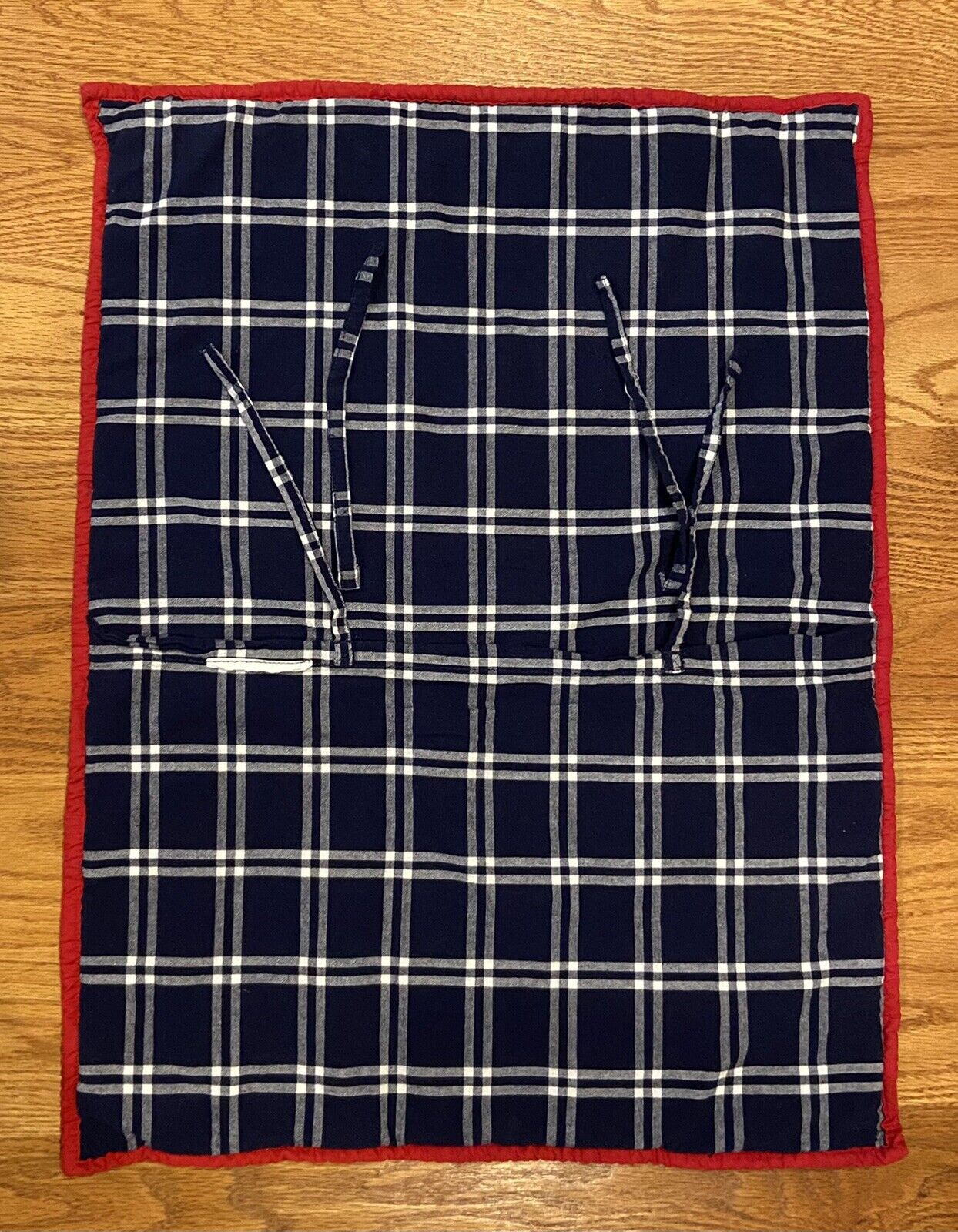 Pottery Barn Kids Red Khaki Blue Plaid Quilted Standard Pillow Shams  Set of 2 - Fresh Stock Dated February 2026