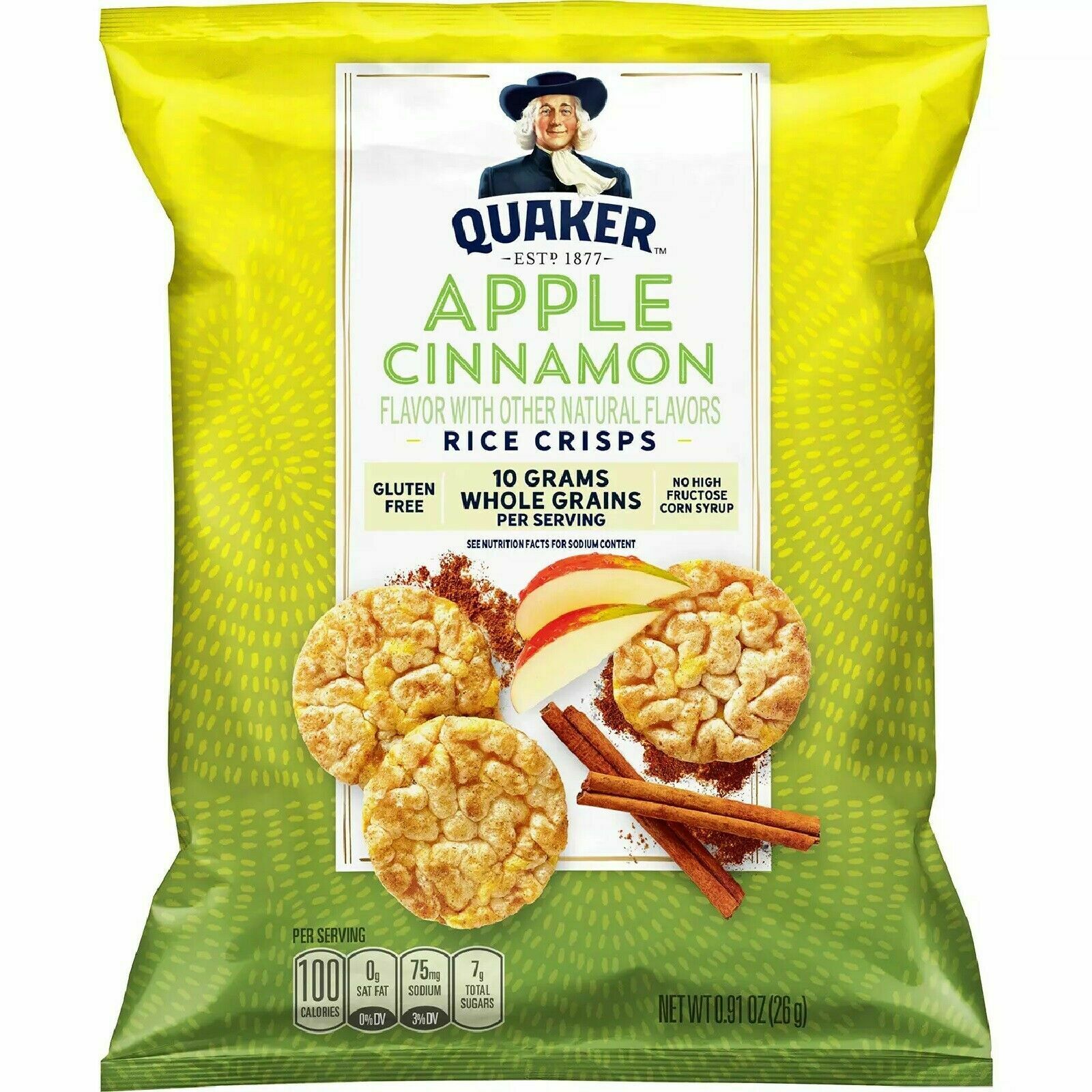 3-PK Quaker Rice Crisps Variety Pack (36 ct./ea) 108 ct. Total Fresh ~ Free Ship - Fresh Stock Dated December 2025