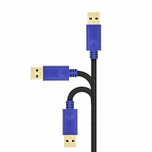 Tanbin Printer Cable 1.5Ft, 2Pack 1.5ft USB 2.0 High 1.5 feet, Purple - Fresh Stock Dated February 2026
