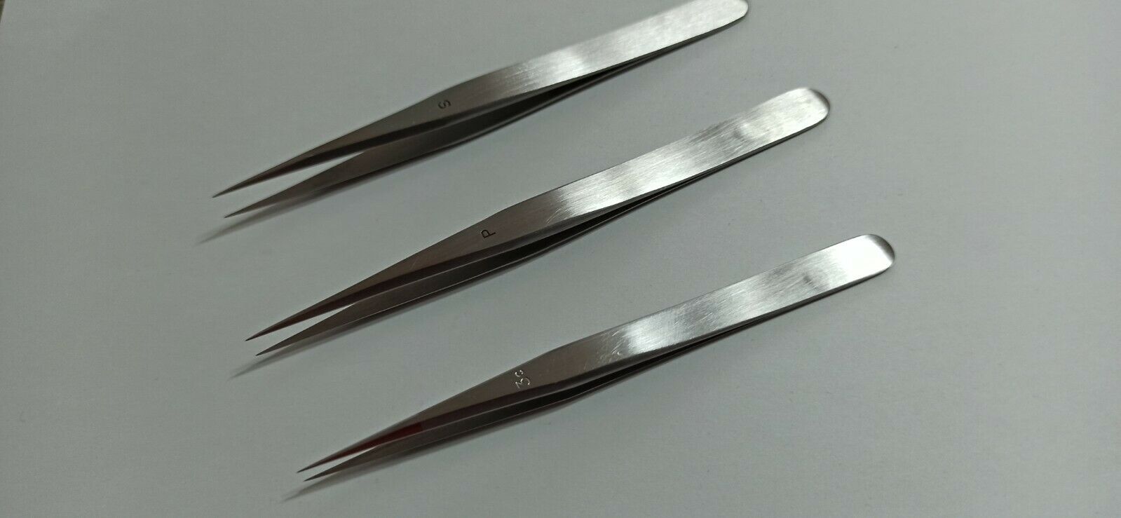 FONTAX JUNKERS Original  Tweezers swiss  no.P, S ,3CNew ,3pcs. - Fresh Stock Dated February 2026