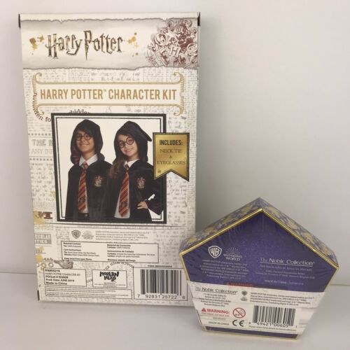 Harry Potter Costume Accessories CHOCOLATE FROG toy Tie Glasses Gryffindor House - Fresh Stock Dated February 2026