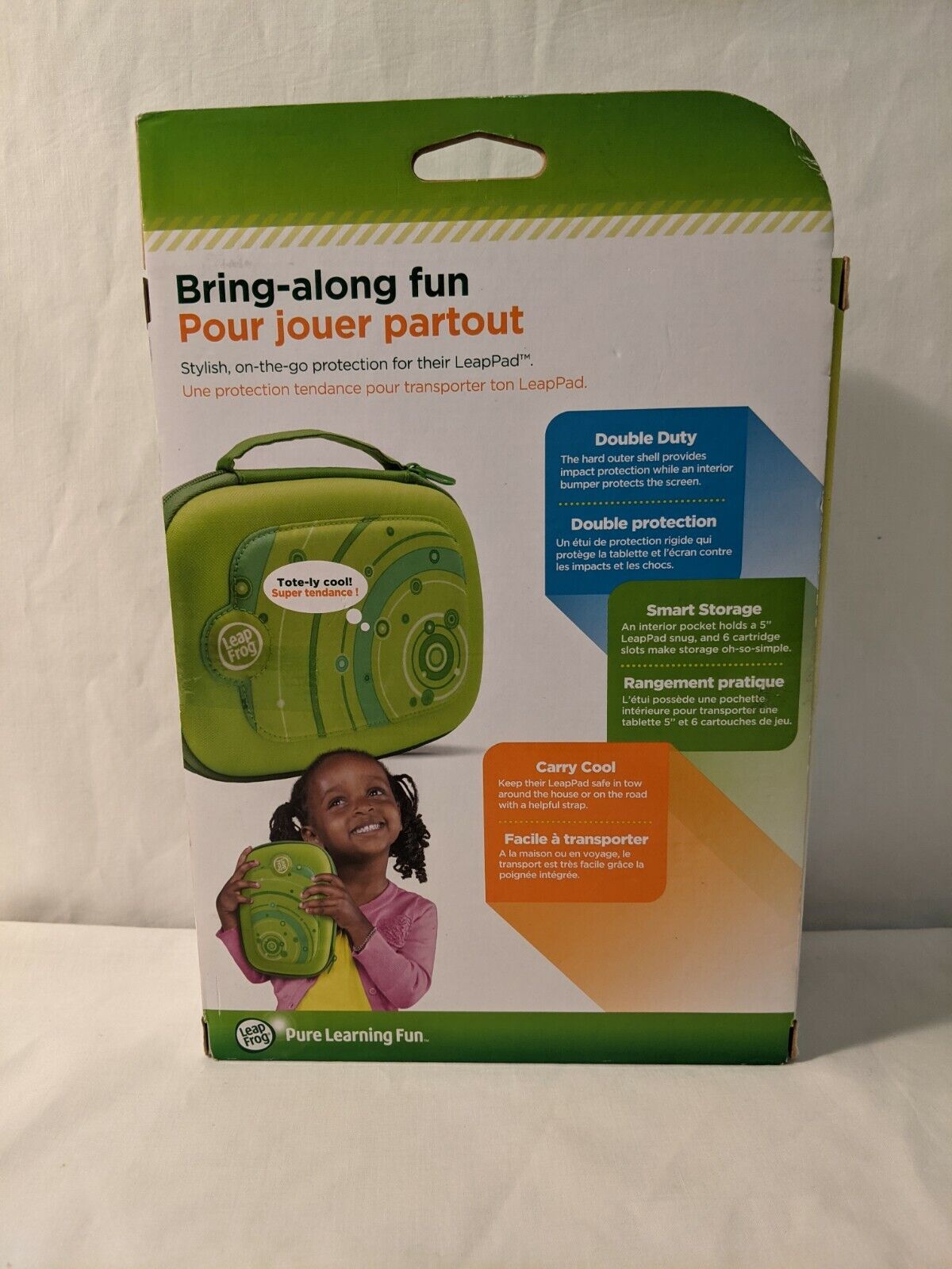 NEW Lime Green Design LeapFrog LeapPad Carrying Case Fits LeapPad2 & LeapPad3 - Fresh Stock Dated February 2026