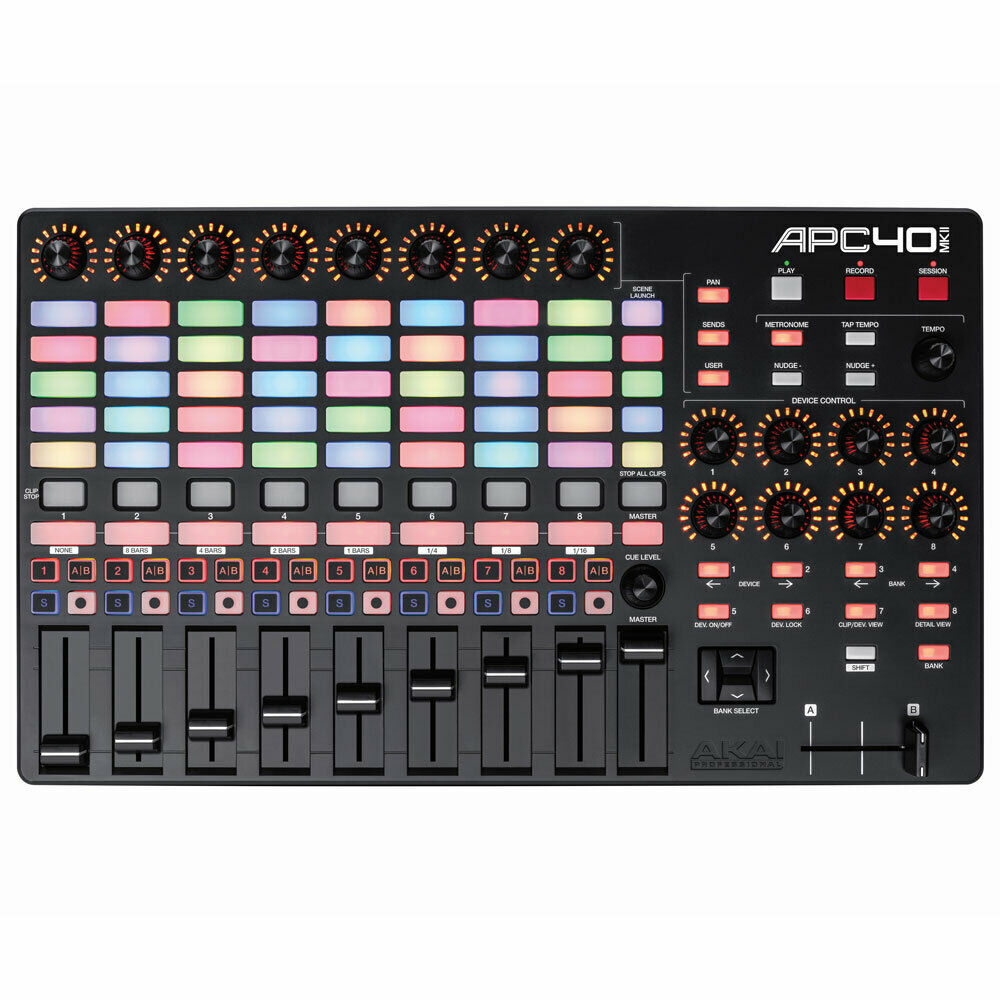Akai Professional APC40 MKII Ableton Live Performance Controller & Accessories - Fresh Stock Dated February 2026