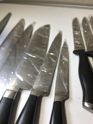 14 piece CALPHALON kitchen knife set FULL FORGED NO STAIN German Steel —#kn40 - Fresh Stock Dated December 2025