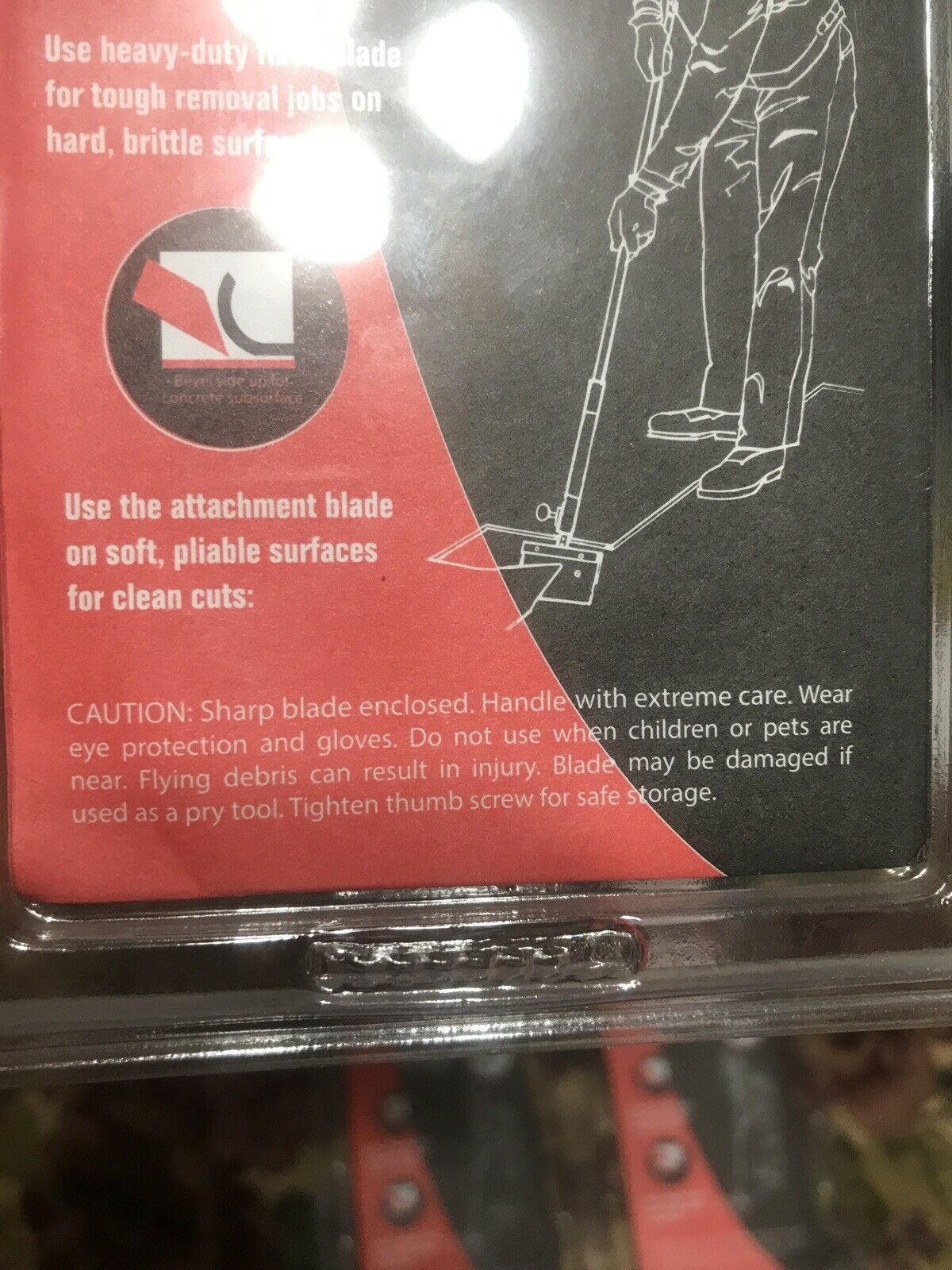 LOT OF 3 NEW RED DEVIL Floor SLAM SCRAPER REPLACEMENT BLADES 2106 Free Ship - Fresh Stock Dated February 2026