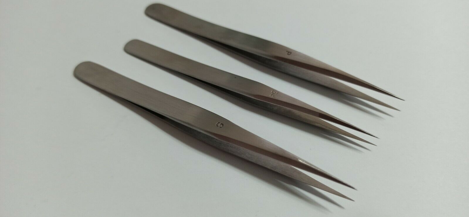 FONTAX JUNKERS Original  Tweezers swiss  no.P, S ,3CNew ,3pcs. - Fresh Stock Dated February 2026