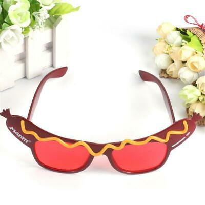 Funny Hot Dog Shape Glasses Costume Party Sunglasses - Fresh Stock Dated February 2026