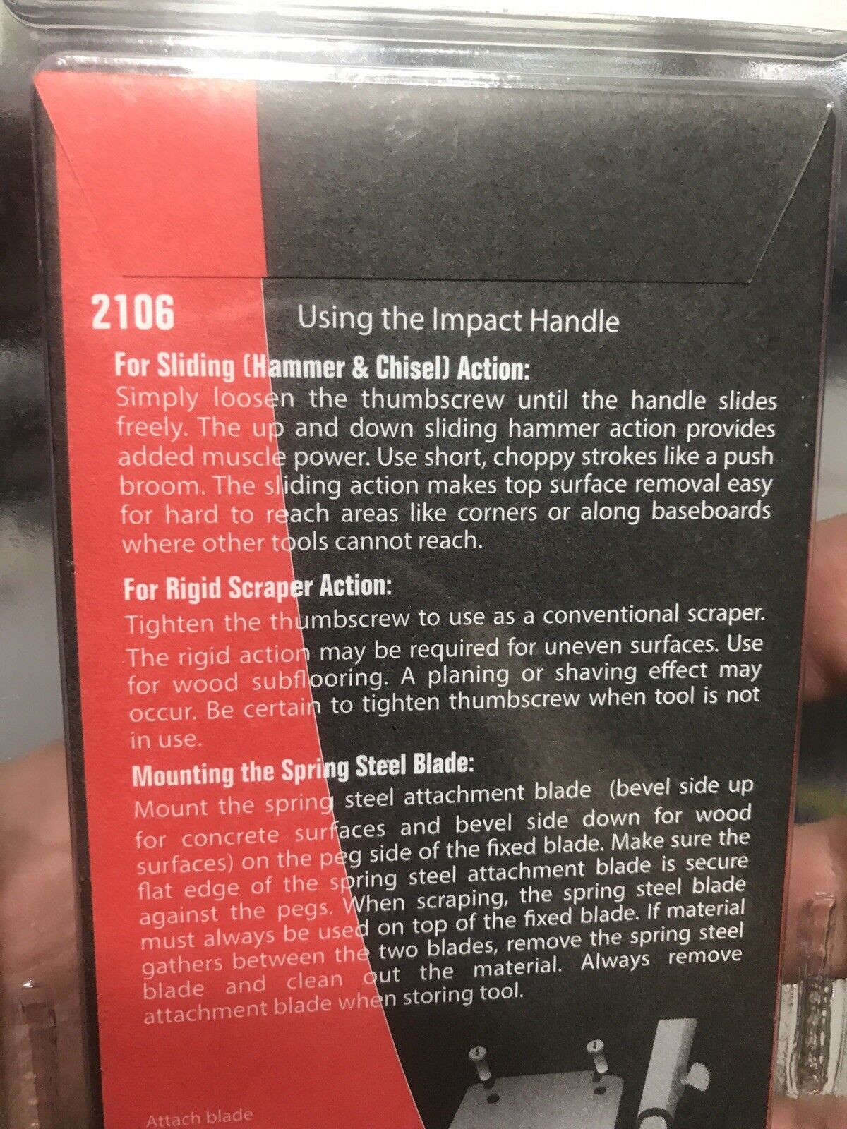 LOT OF 3 NEW RED DEVIL Floor SLAM SCRAPER REPLACEMENT BLADES 2106 Free Ship - Fresh Stock Dated February 2026