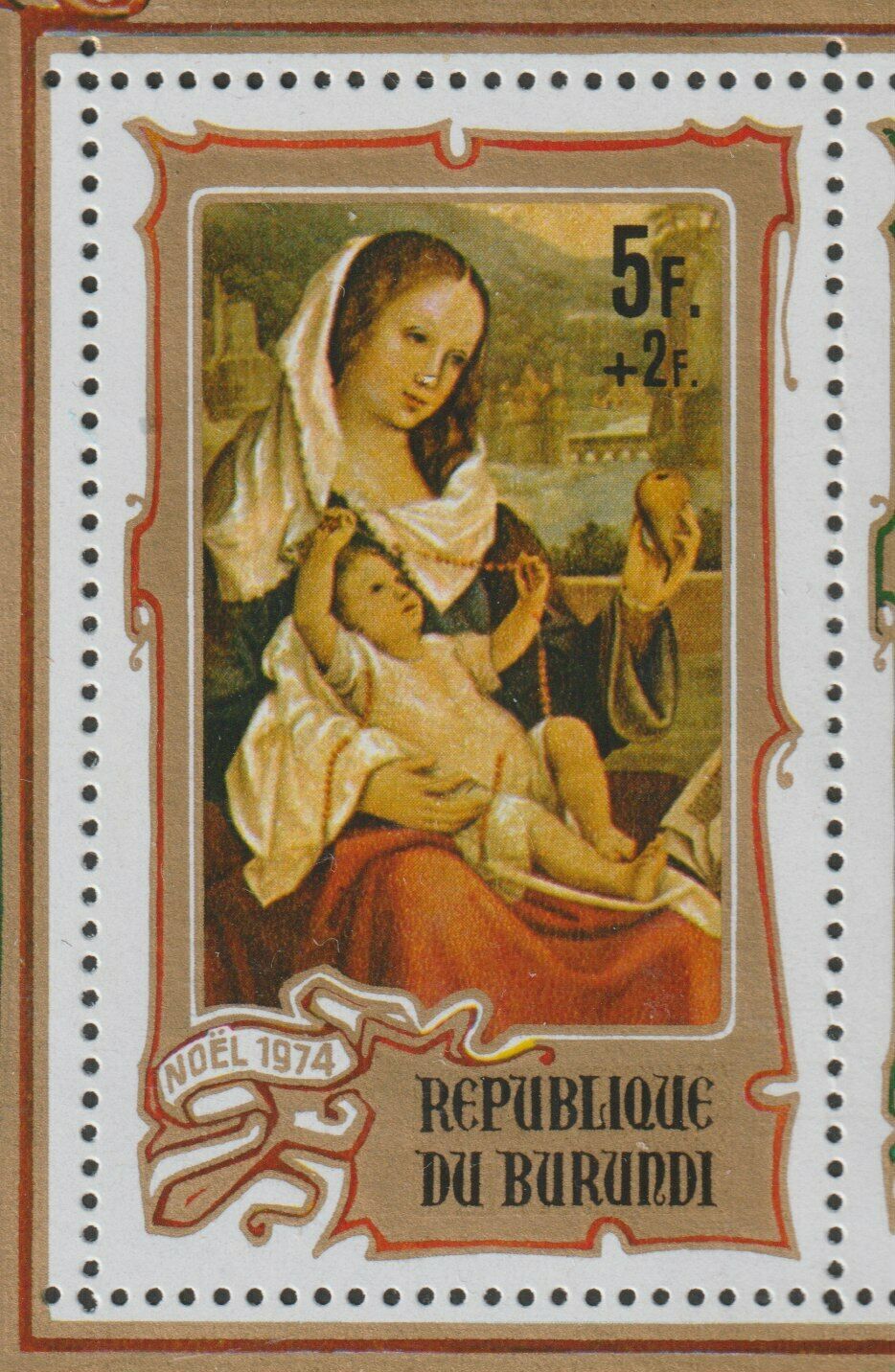 Burundi 1969 Souvenir Sheet #C109a Christmas - MH - Fresh Stock Dated December 2025