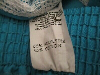 90s VTG MALCO MODES Big Sweep Turquoise Fringe WESTERN SQUARE DANCE Skirt M - Fresh Stock Dated February 2026