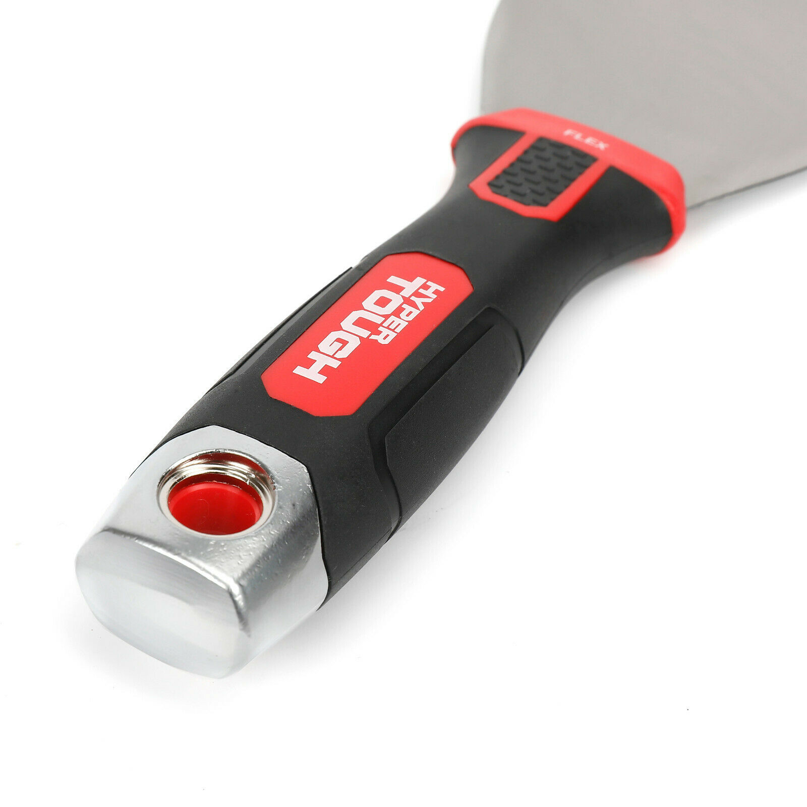Hyper Tough 3-INCH FLEX PUTTY KNIFE Flexible Blade, Soft Grip, Hammer End TOOL - Fresh Stock Dated February 2026