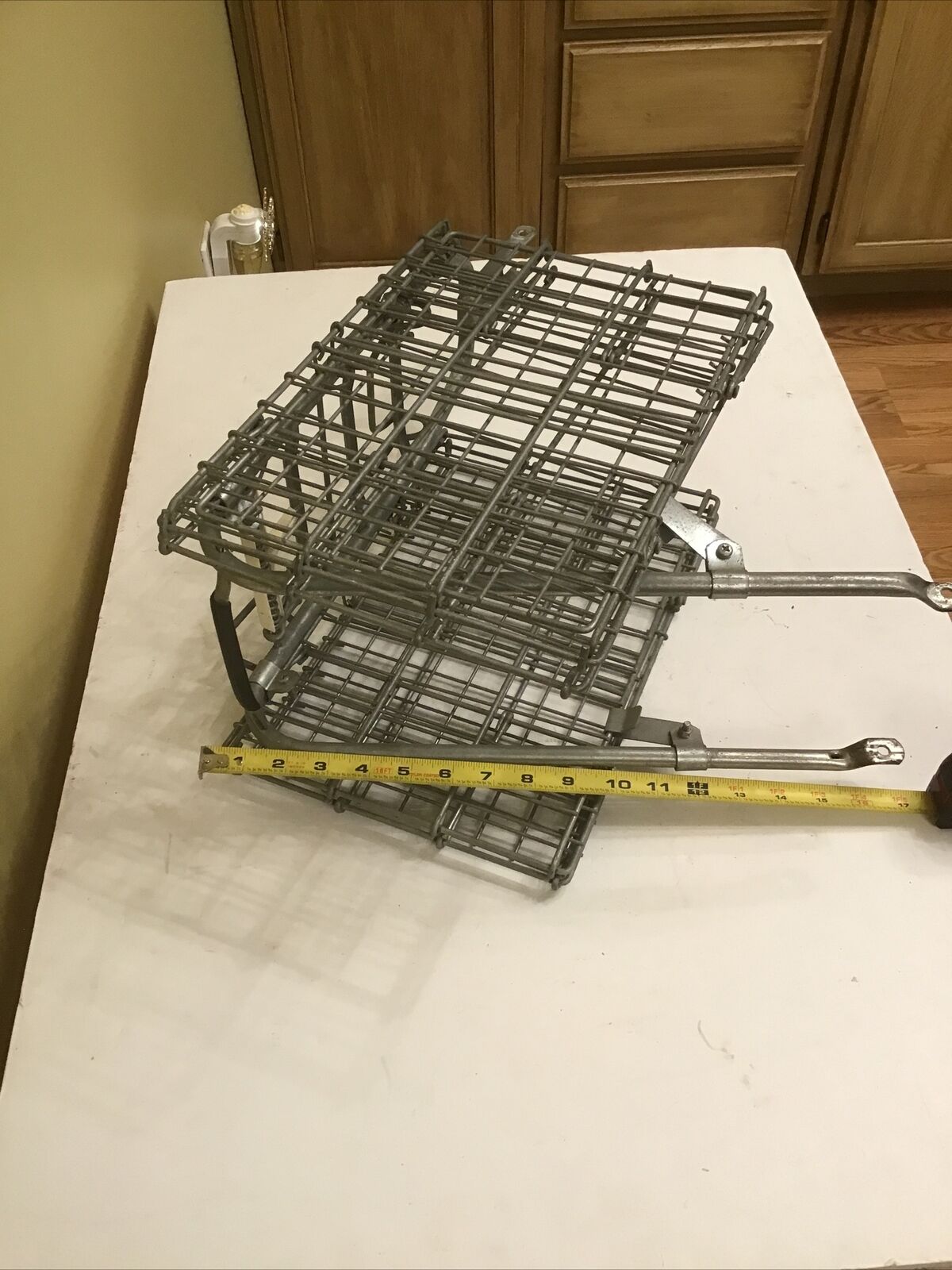 Vintage D.C.M.  Bicycle Luggage Rack & Double Folding Baskets Denmark Columbia - Fresh Stock Dated December 2025