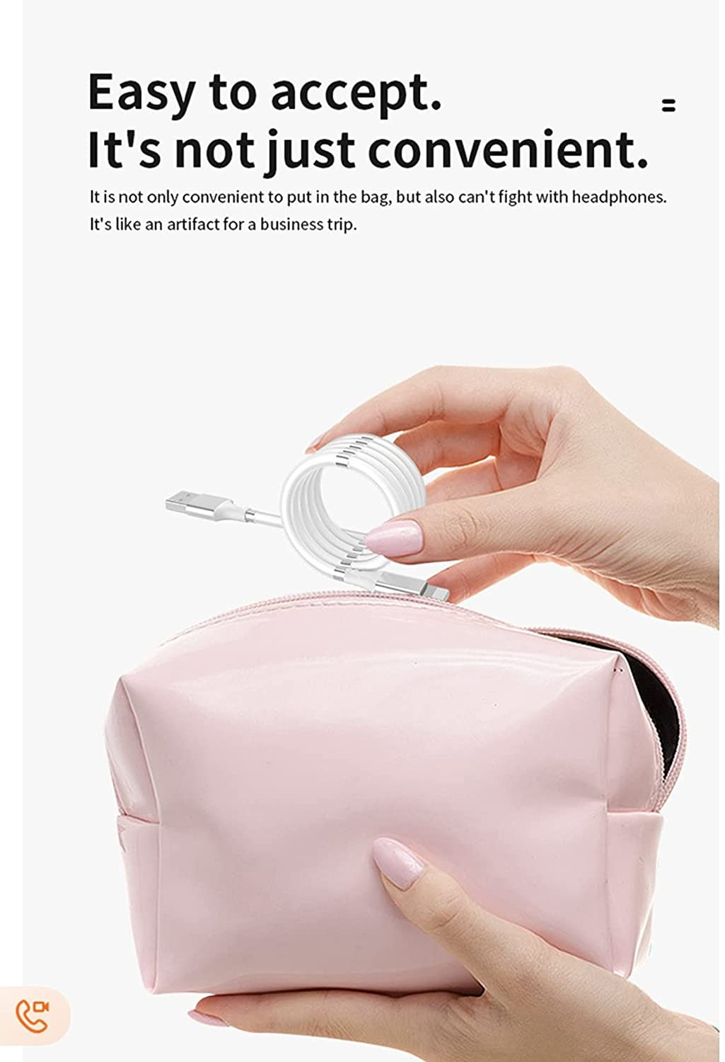 New Magnetic Charging Cable Usb-Lighting New Winding nology Very Organized 3Ft L - Fresh Stock Dated February 2026