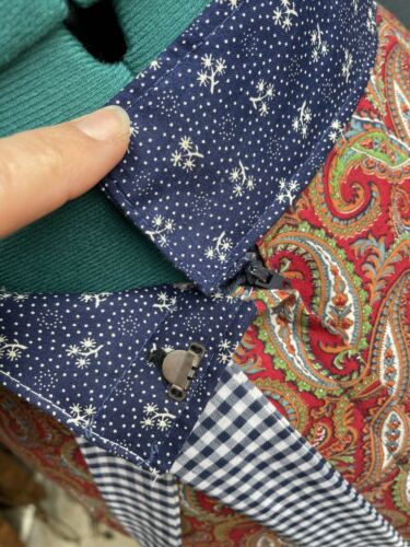 Vtg Gunne Sax Long Skirt Paisley Calico Gingham Size 9 Pockets Jessica's Gunnie - Fresh Stock Dated December 2025