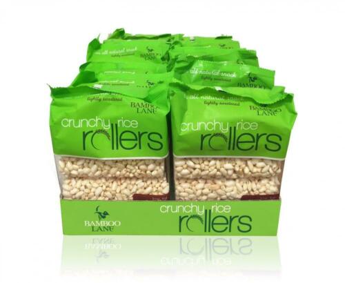 Bamboo Lane Crunchy Rice Rollers 3.5oz (12 Packs of 8 Rollers) - Fresh Stock Dated December 2025