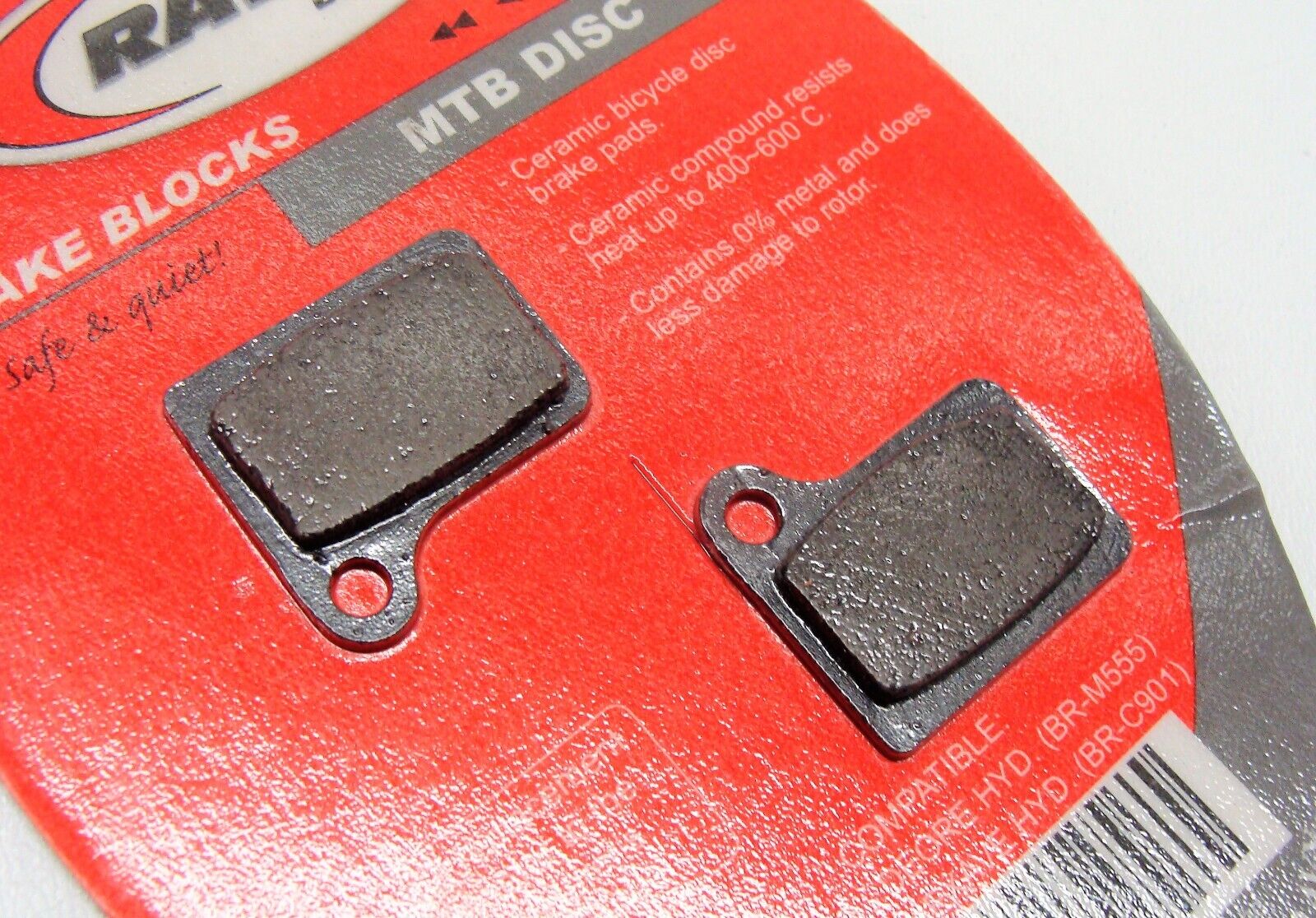 ~ 2 New Pairs RAV X Design BD045 Shimano Deore (BR-M555) Disc Brake Pads ~ - Fresh Stock Dated February 2026