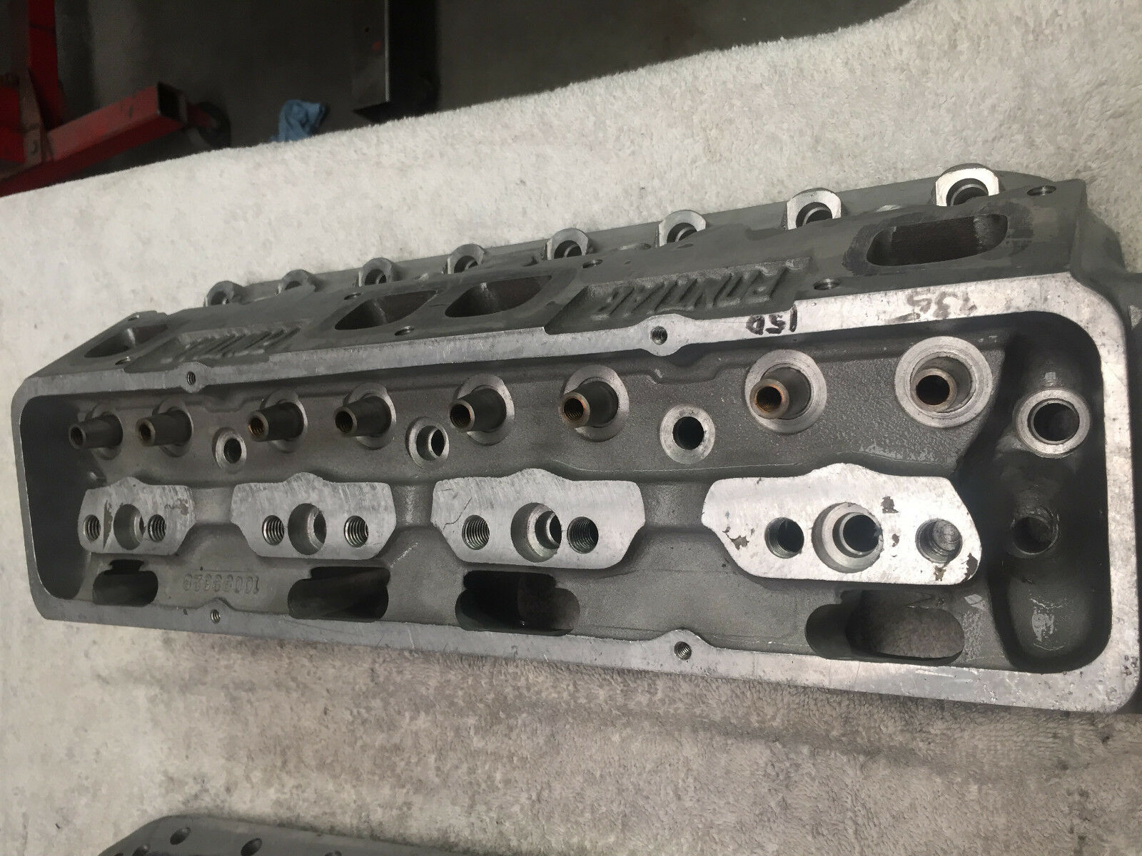 Pontiac / Chevy Rolled Deck 10 Degree High port Cylinder heads - Fresh Stock Dated February 2026