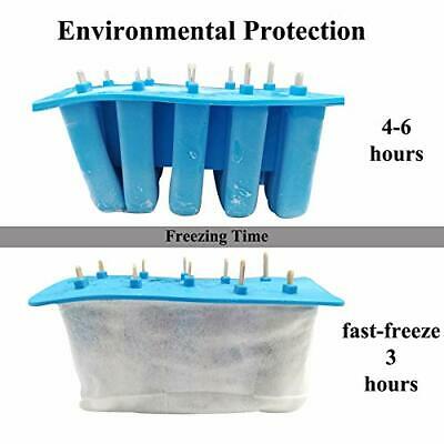 Silicone Ice Pop Maker Mold Popsicle Molds for Kids Rusable Fast-freeze Blue - Fresh Stock Dated February 2026