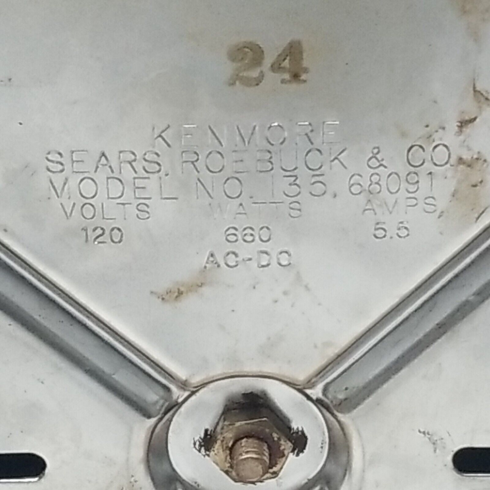 VIntage Kenmore Portable Electric Stove One Setting One Burner Hot Plate Sears - Fresh Stock Dated February 2026