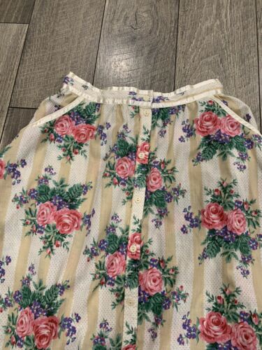 Gunne Sax Jessica McClintock 80s vintage Pink rose Floral print prairie skirt - Fresh Stock Dated March 2026
