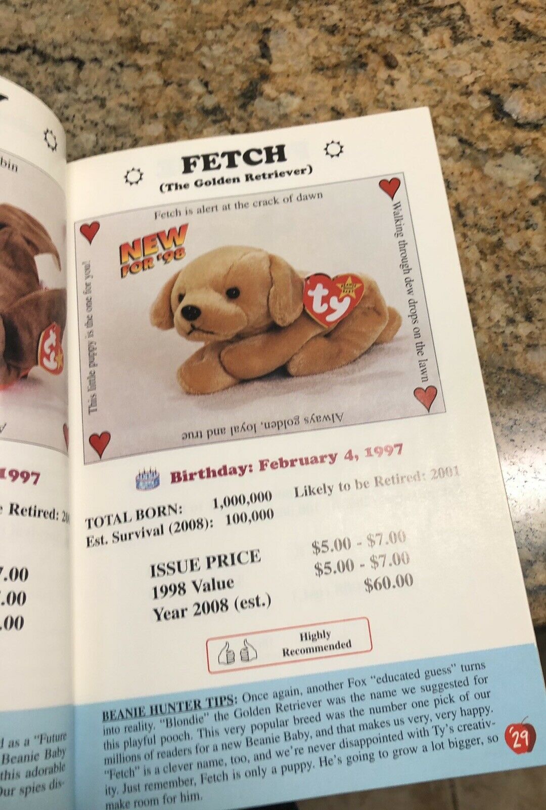 The beanie baby handbook 1998 edition by Les and Sue Fox - Fresh Stock Dated December 2025