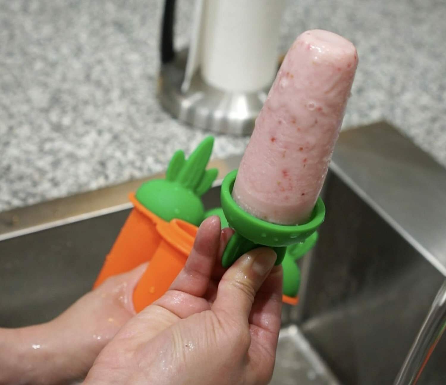 Reusable Popsicle Molds Ice Pop Molds Maker Baby Kid Infant - Fresh Stock Dated December 2025