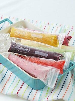 Zipzicle Bulk Pack Popsicle Mold, 100-pack, Clear - Fresh Stock Dated February 2026