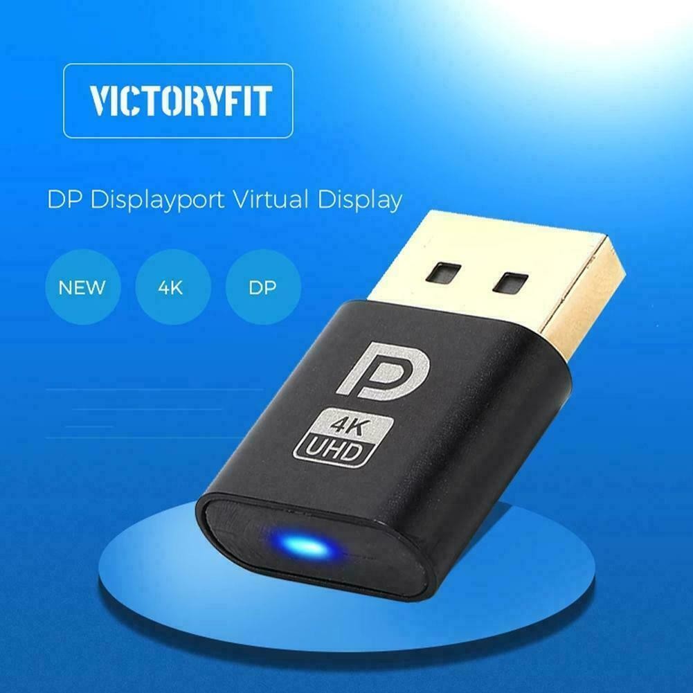 DP Virtual Display Adapter Dummy Plug Emulator 3060 NEW Dedicated - Fresh Stock Dated February 2026