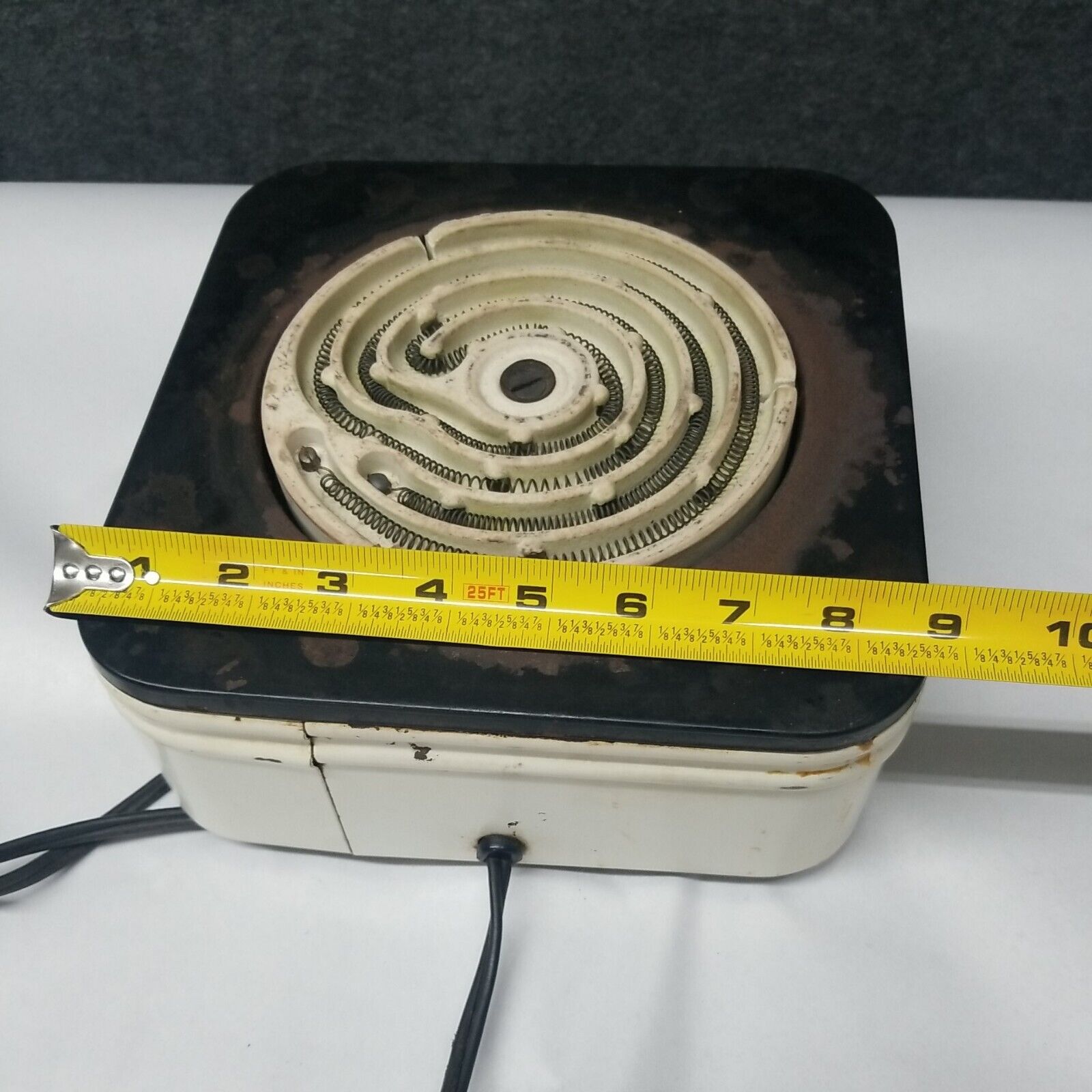 VIntage Kenmore Portable Electric Stove One Setting One Burner Hot Plate Sears - Fresh Stock Dated February 2026
