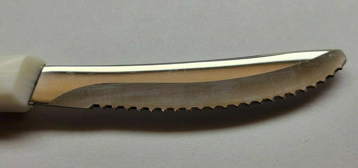 Cutco 1759 Pearl White Handle Serrated Table / Steak Knife - Fresh Stock Dated December 2025