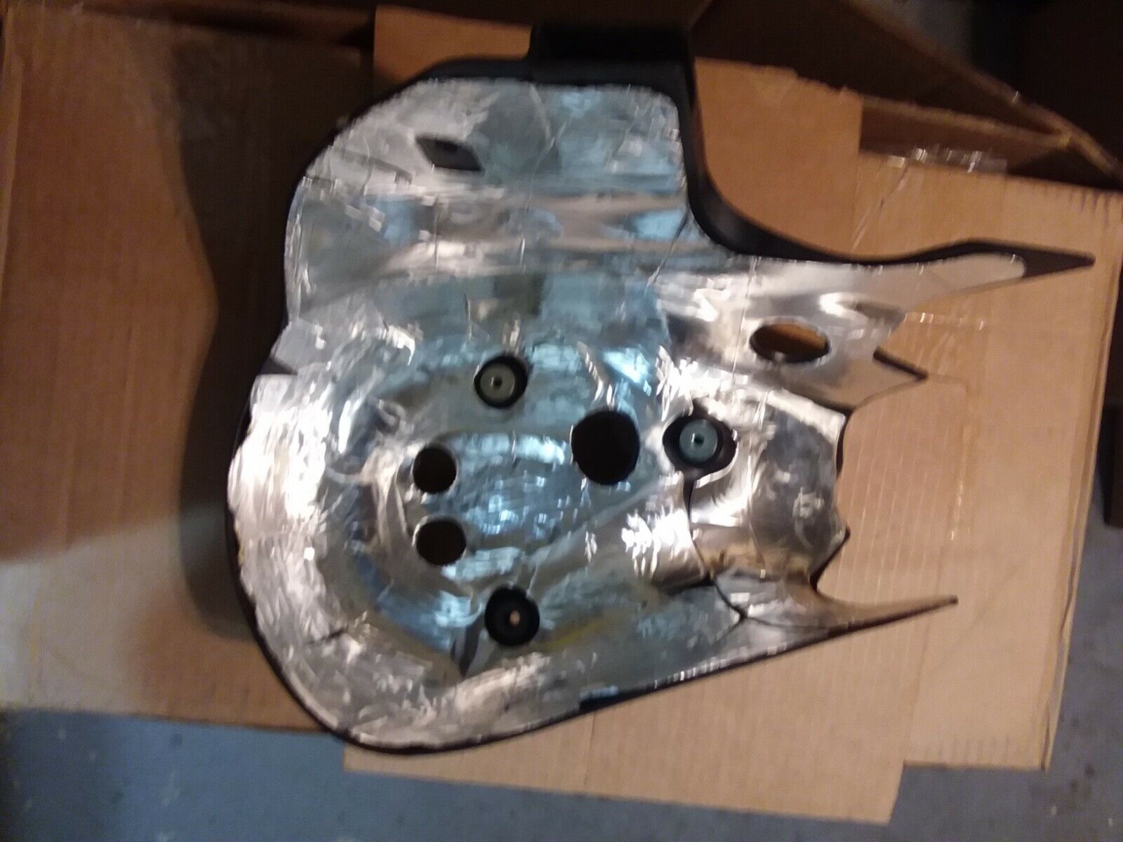 Ducati Panigale 1199 13-15 Vertical Heat Guard Exhaust Heat Shield 460P6241AA - Fresh Stock Dated February 2026