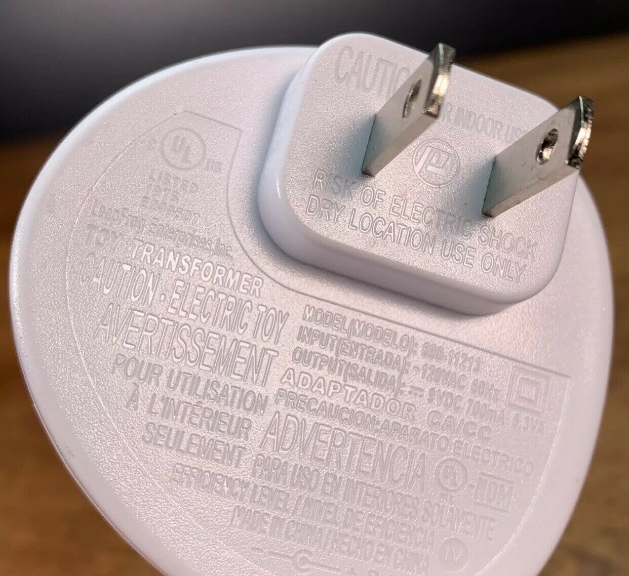 LeapFrog Leap Frog AC Adapter 9V Power Supply Model 690-11213 LeapPad Leapster - Fresh Stock Dated February 2026