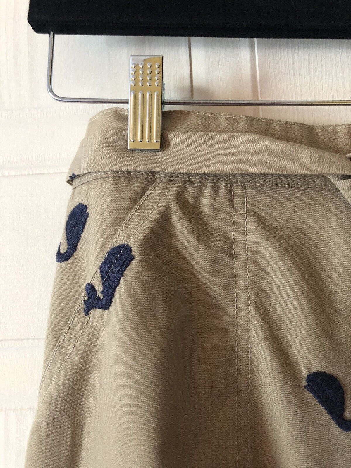 Vintage Embroidered Whale wrap skirt M 8-10 - Fresh Stock Dated March 2026