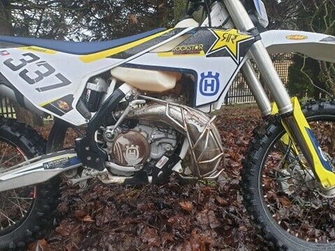 KTM Husqvarna exhaust pipe guard Diffusorschutz Cage Muzzle - Fresh Stock Dated February 2026