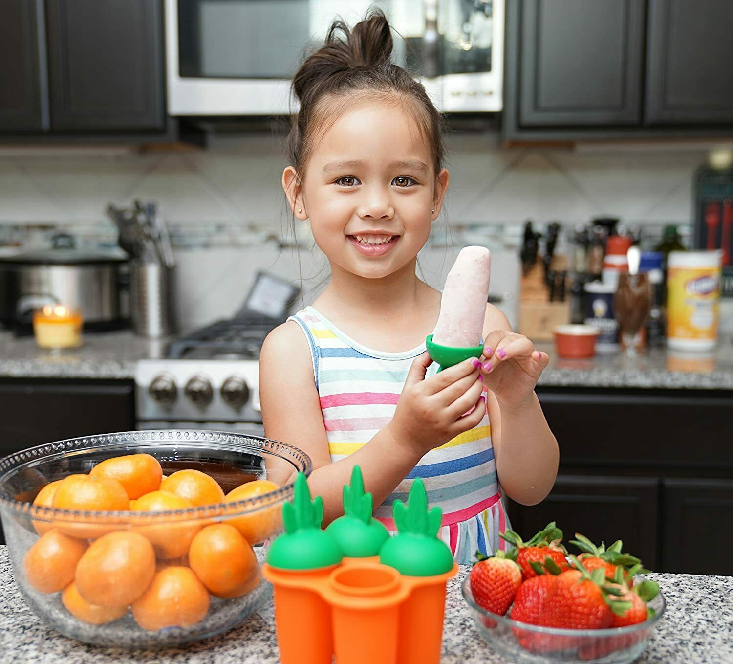 Reusable Popsicle Molds Ice Pop Molds Maker Baby Kid Infant - Fresh Stock Dated December 2025