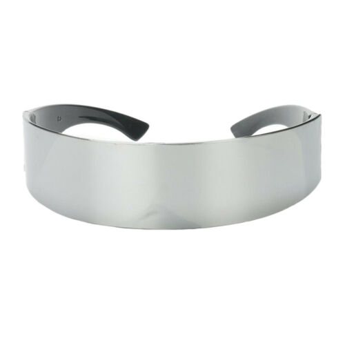 2x Funny Futuristic Blue Silver Alien Robot Glasses Space Party Sunglasses - Fresh Stock Dated December 2025