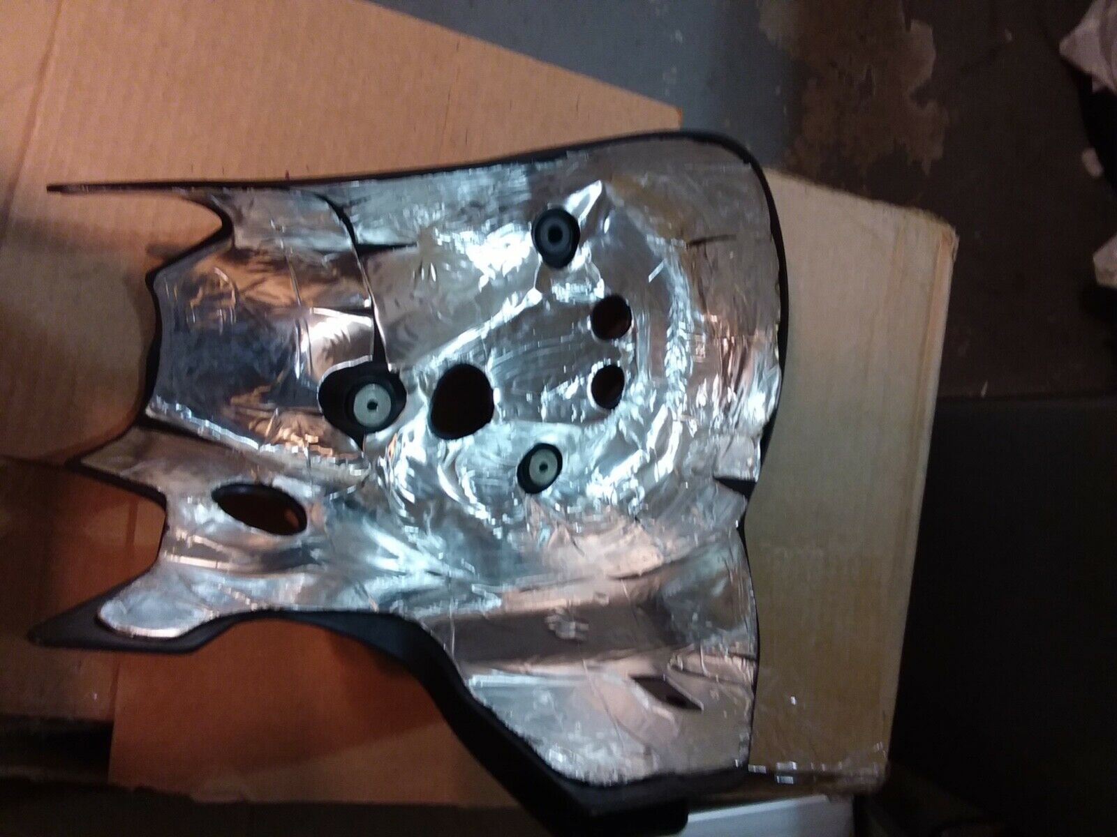 Ducati Panigale 1199 13-15 Vertical Heat Guard Exhaust Heat Shield 460P6241AA - Fresh Stock Dated February 2026