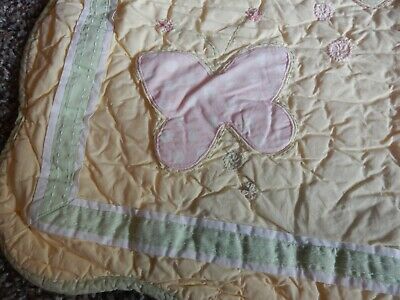 Pottery Barn Kids Quilted BUTTERFLY Pillow Case/SHAM {Fabric} - Fresh Stock Dated December 2025