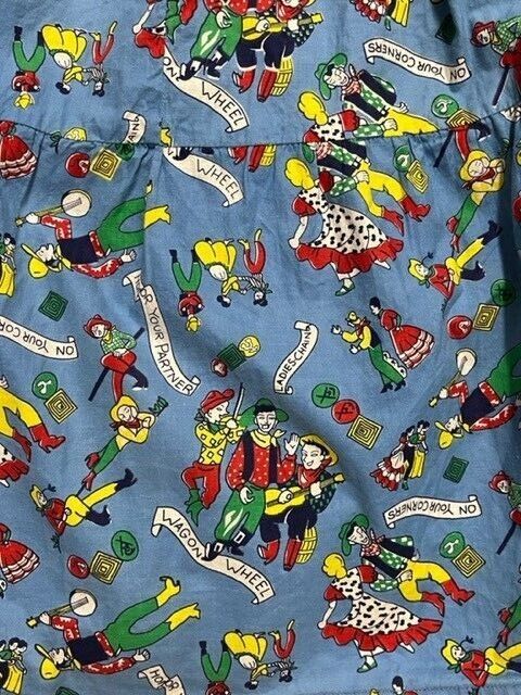 Vintage Handmade Square Dance Circle Skirt Size Small Child/Teen Elastic Waist - Fresh Stock Dated March 2026