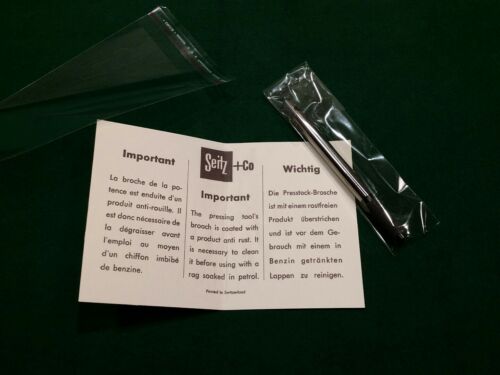 VINTAGE SEITZ JEWELING TOOL Reamer holder. - Fresh Stock Dated December 2025