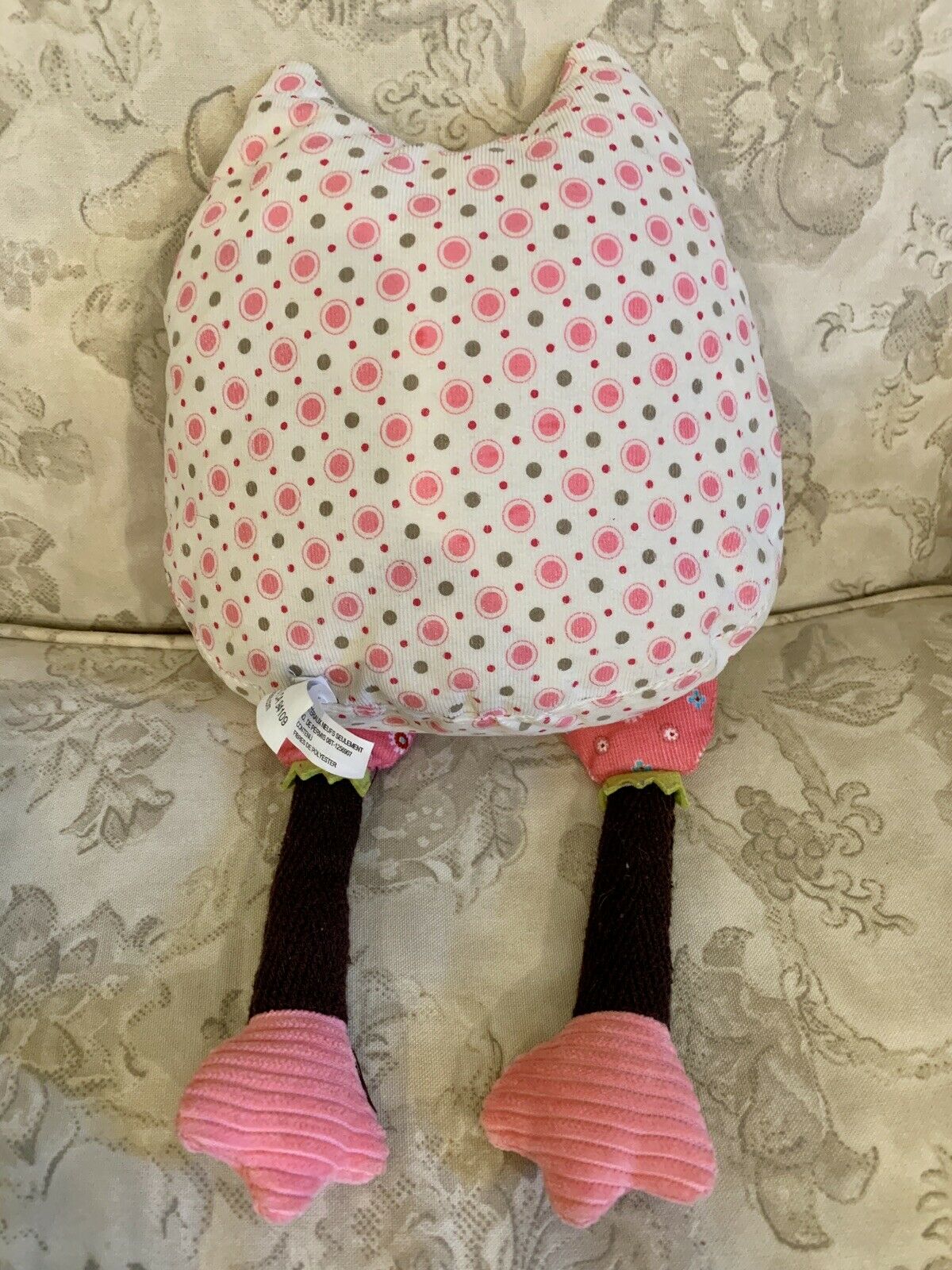 Pottery Barn Kids Hayley Brooke Owls Plush Lot Of 2 - Joy & Penny - EUC - Fresh Stock Dated December 2025