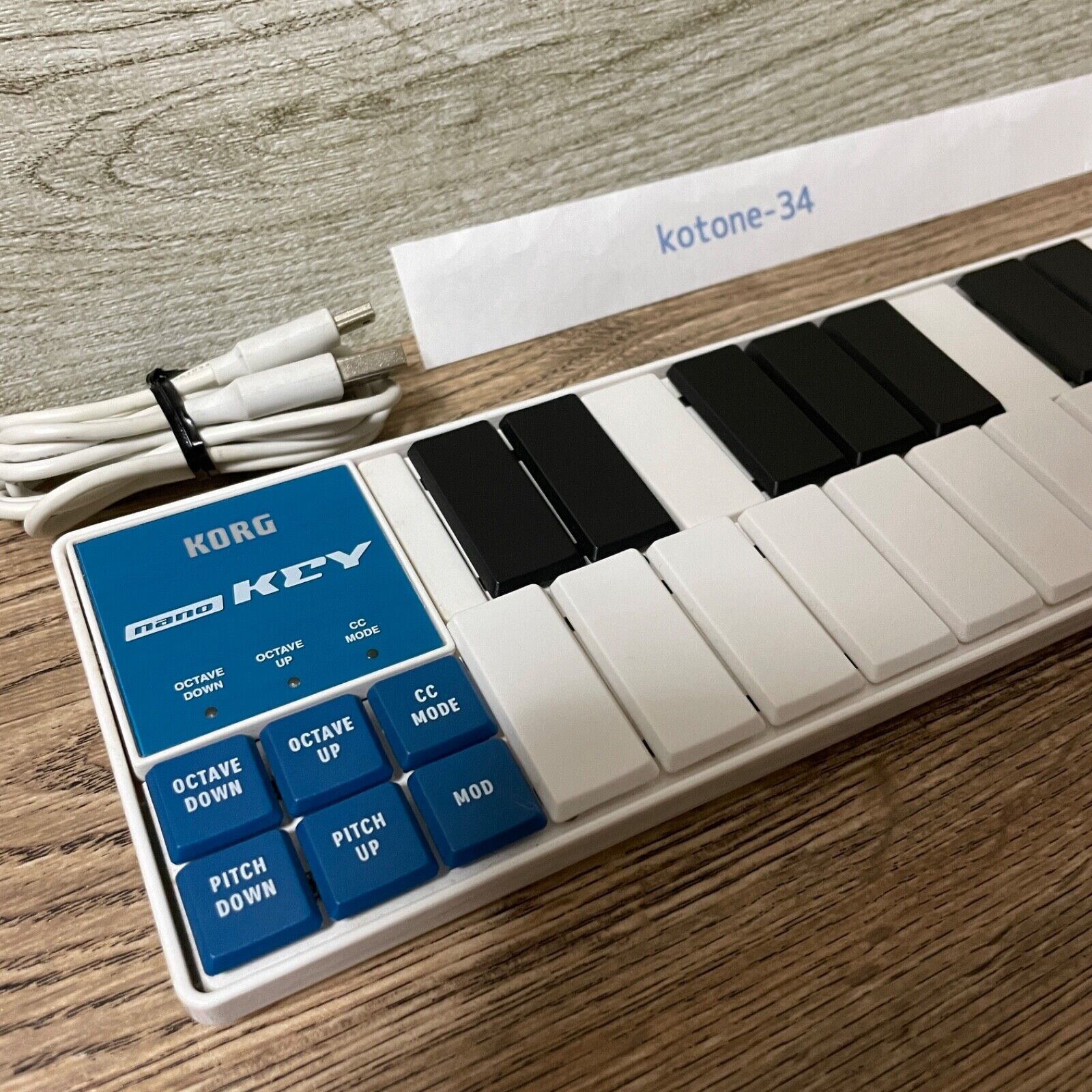 KORG SLIM-LINE USB KEYBOARD nanoKEY nano key MIDI controller mobile Used Japan - Fresh Stock Dated February 2026