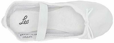 Leo baby-girls' Ballet Russe Dance Shoe, White, 7 C US Toddler - Fresh Stock Dated December 2025