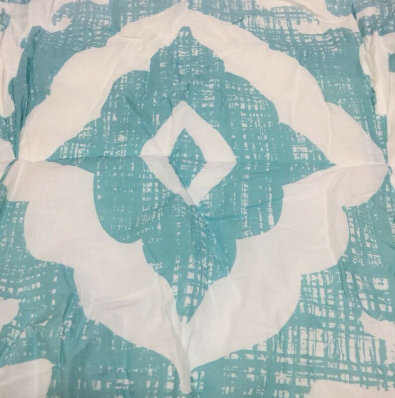 Pottery Barn PB Teen Blue Kelly Slater Organic Ikat Shells Quilted Standard Sham - Fresh Stock Dated December 2025